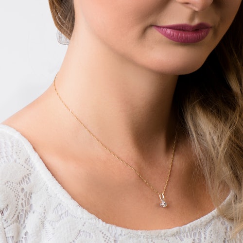 Zawieszka Savicki: złota, diament